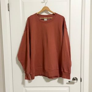 TNA Cozy Fleece Boyfriend Sweatshirt